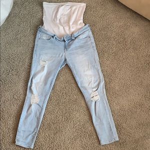 Blanqi Maternity Belly Support Jeans size 10